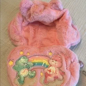 NWT Dolls Kill x Care Bears Lotsa Heart Hoodie Pink Backpack Dolls Kill x Care BearsHeart Shaped Hoodie Plush Backpack - Pink main image 4